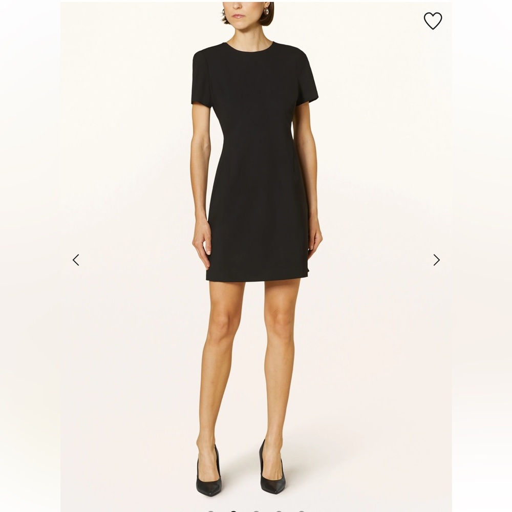 Theory Cassii Black Adrian Sutting Dress